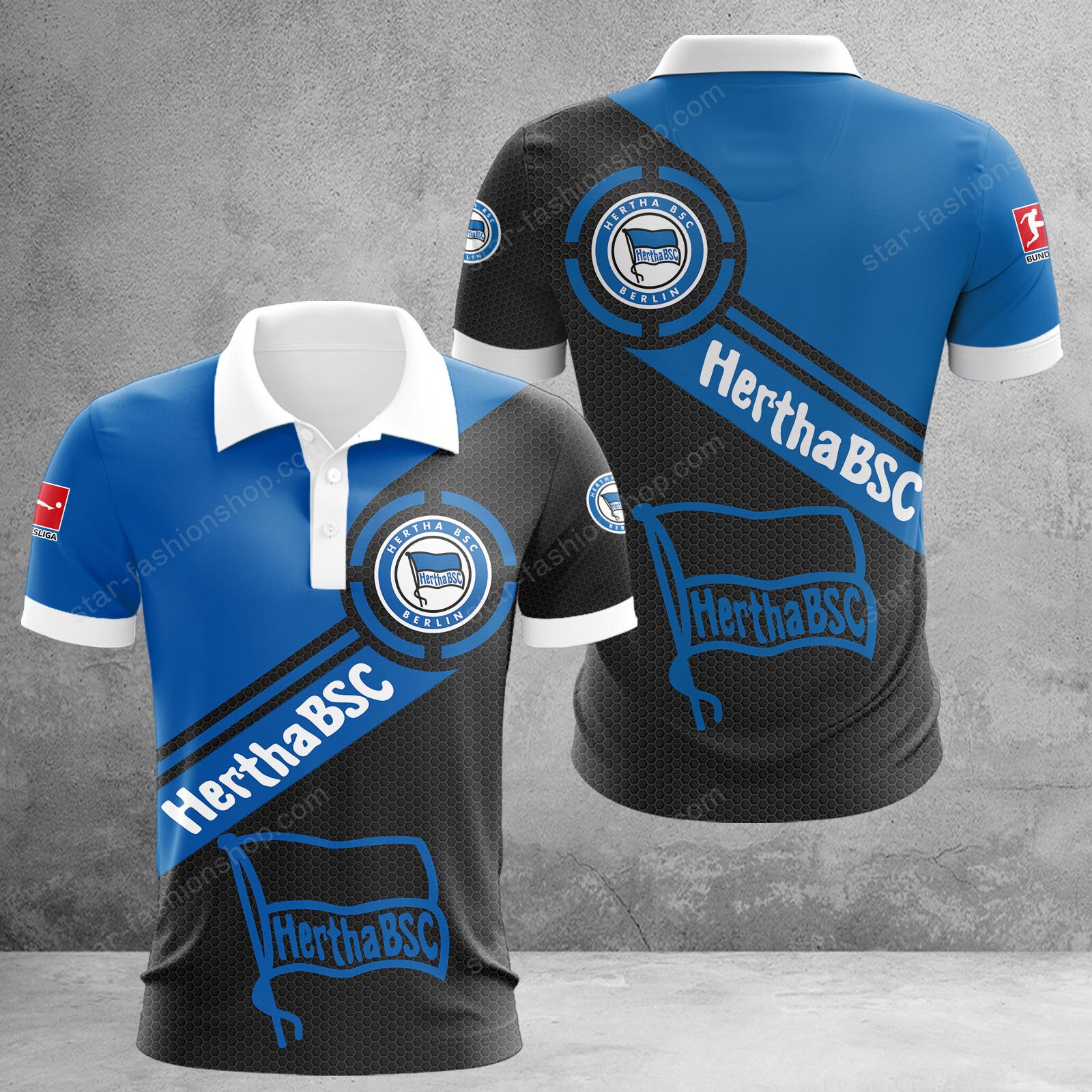 Hertha BSC Poloshirt | Hertha Polohemd WINA2861