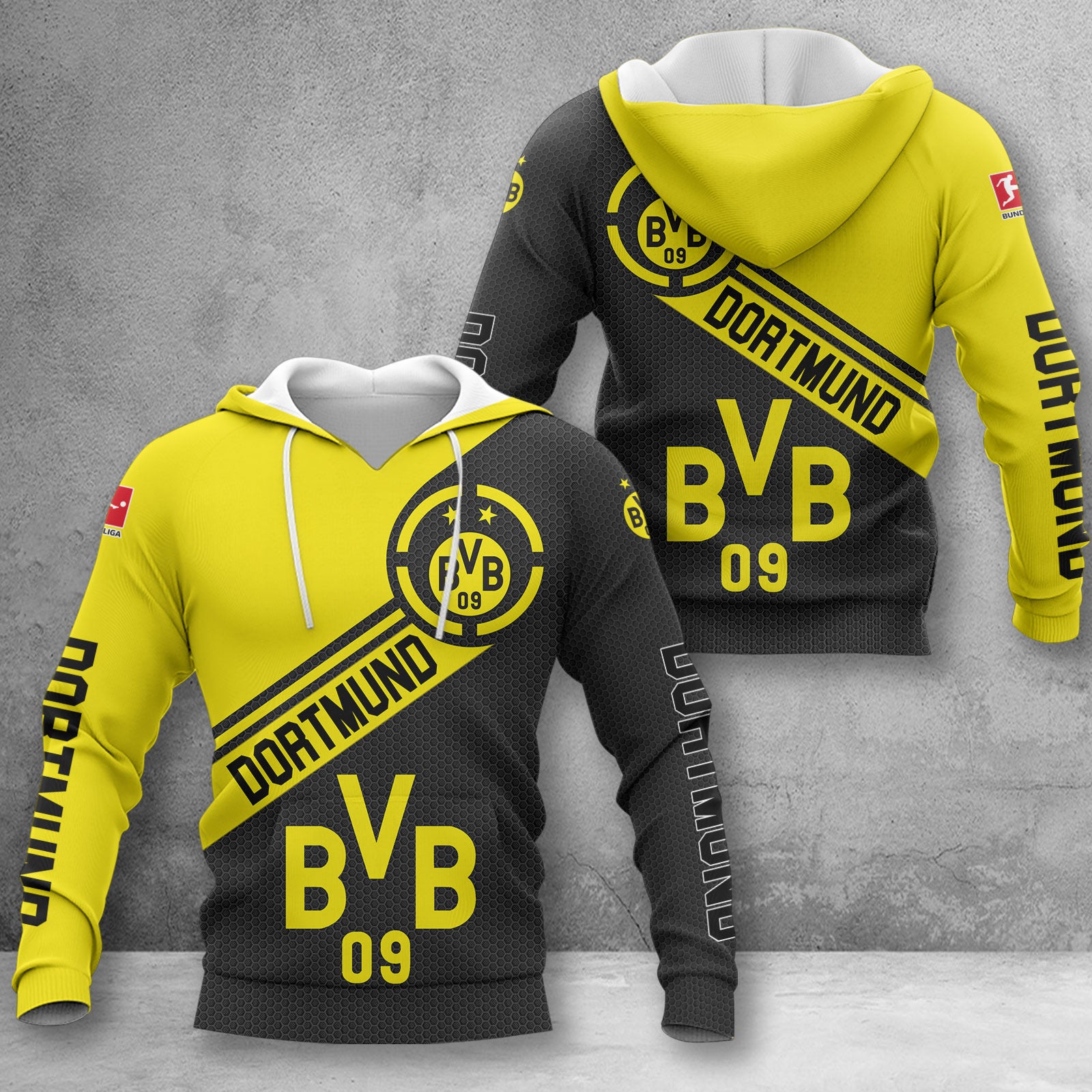 Borussia Dortmund Hoodie Herren | BVB Kapuzenpullover WINA2856