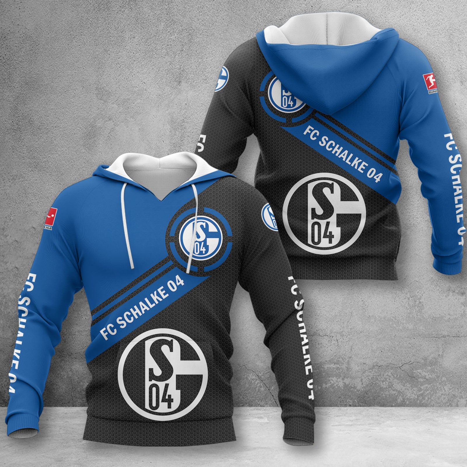 Schalke 04 Hoodie Herren | S04 Kapuzenpullover WINA2864