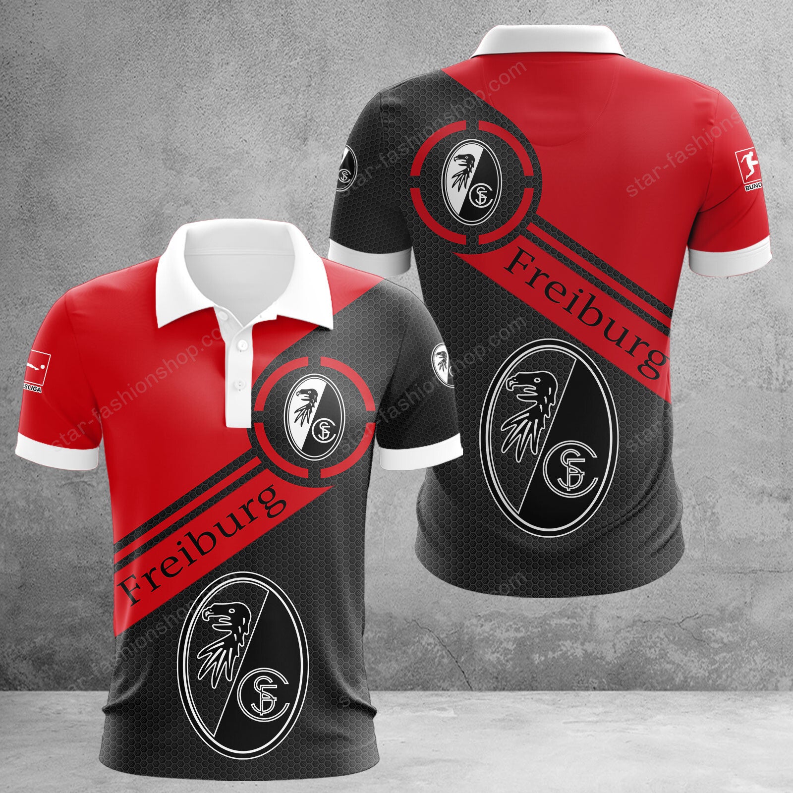 SC Freiburg Poloshirt | SCF Polohemd WINA2863