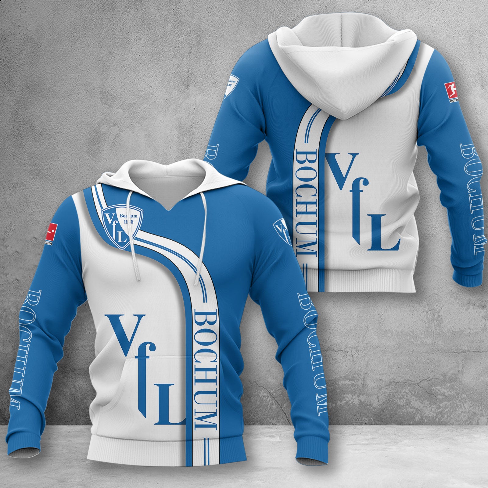 VfL Bochum Hoodie Herren | VfL Kapuzenpullover WINA2812
