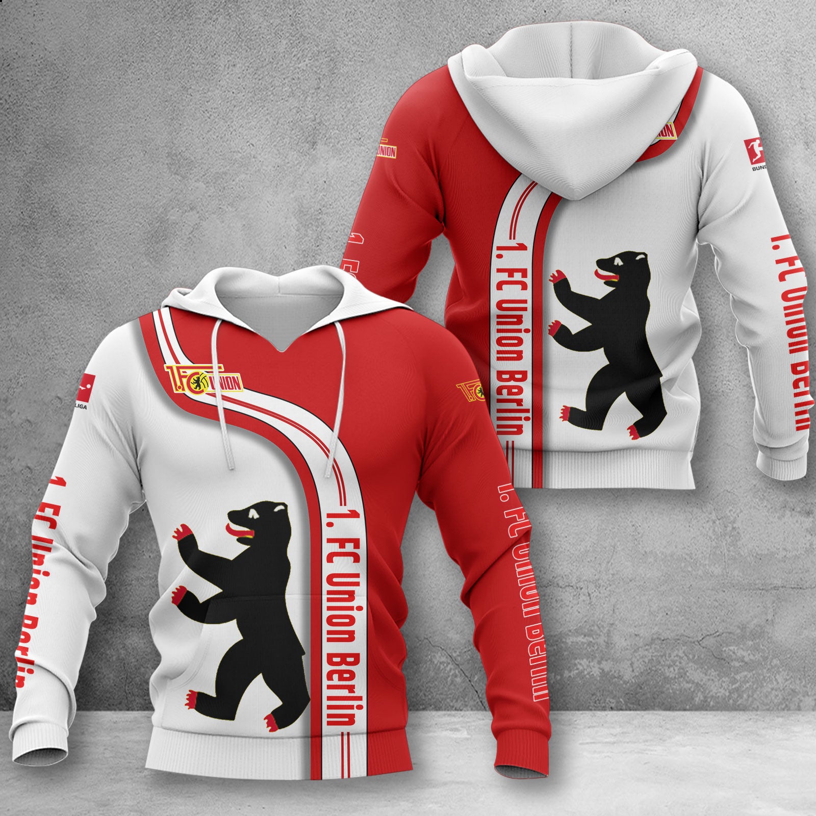 Union Berlin Hoodie Herren | FCU Kapuzenpullover WINA2810