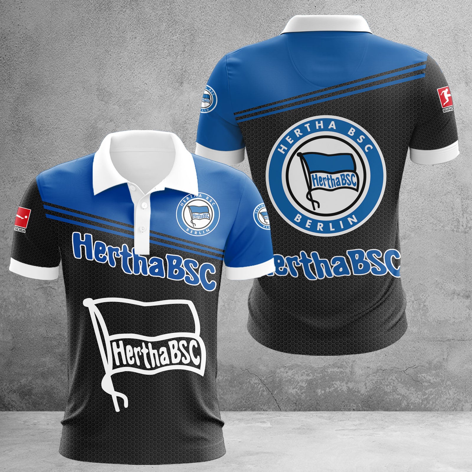 Hertha BSC Poloshirt | Hertha Polohemd WINA2917