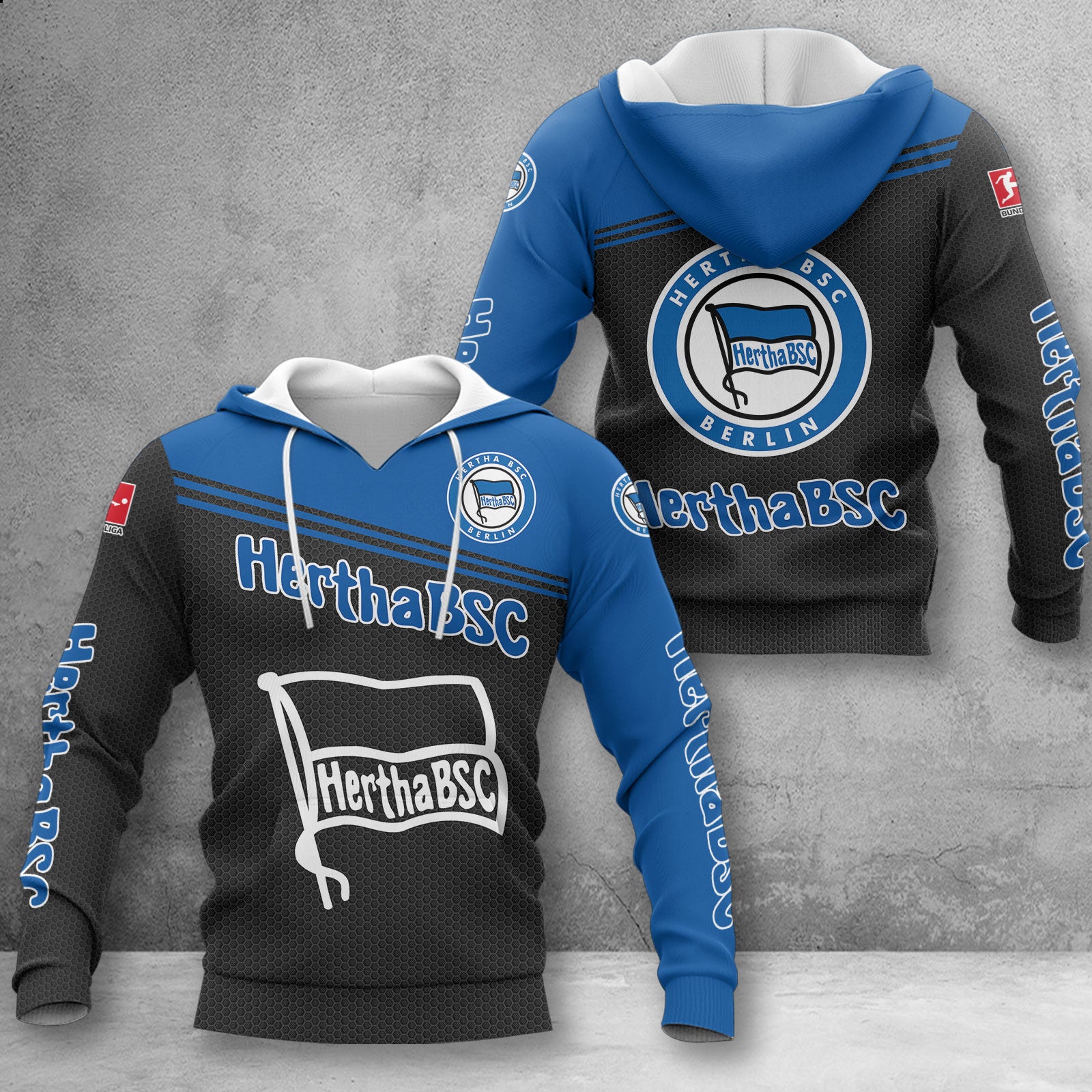 Hertha BSC Hoodie Herren | Hertha Kapuzenpullover WINA2917