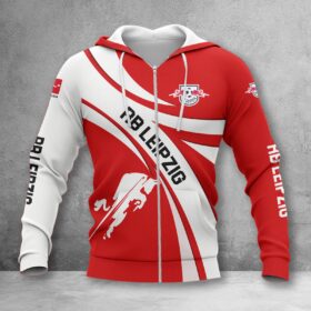 RB Leipzig Hoodie Zip Herren | RBL Kapuzenjacke mit Reißverschluss WINA2453