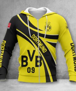 Borussia Dortmund Hoodie Zip Herren | BVB Kapuzenjacke với Reißverschluss WINA2447