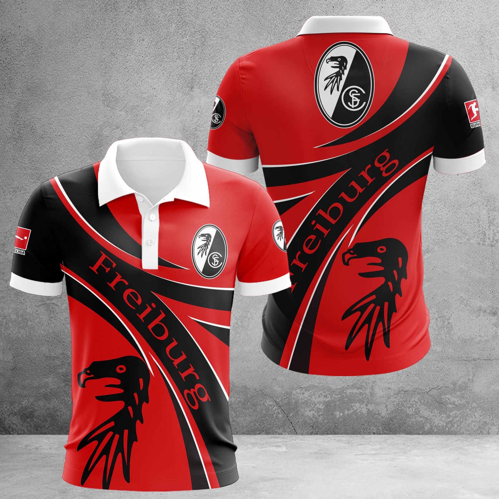 SC Freiburg Poloshirt | SCF Polohemd WINA2454
