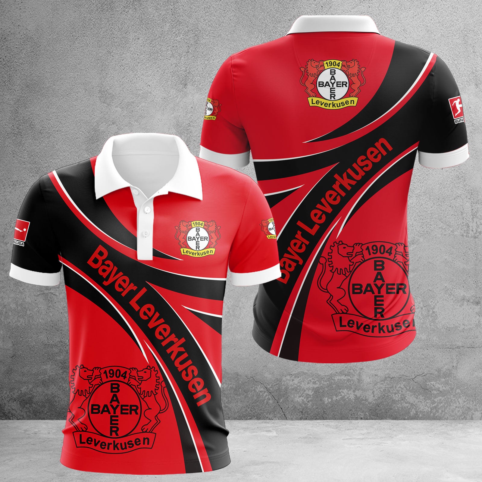 Bayer 04 Leverkusen Poloshirt | B04 Polohemd WINA2446
