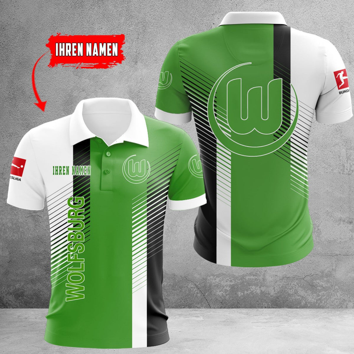 VfL Wolfsburg Poloshirt | WOB Polohemd WINA10734