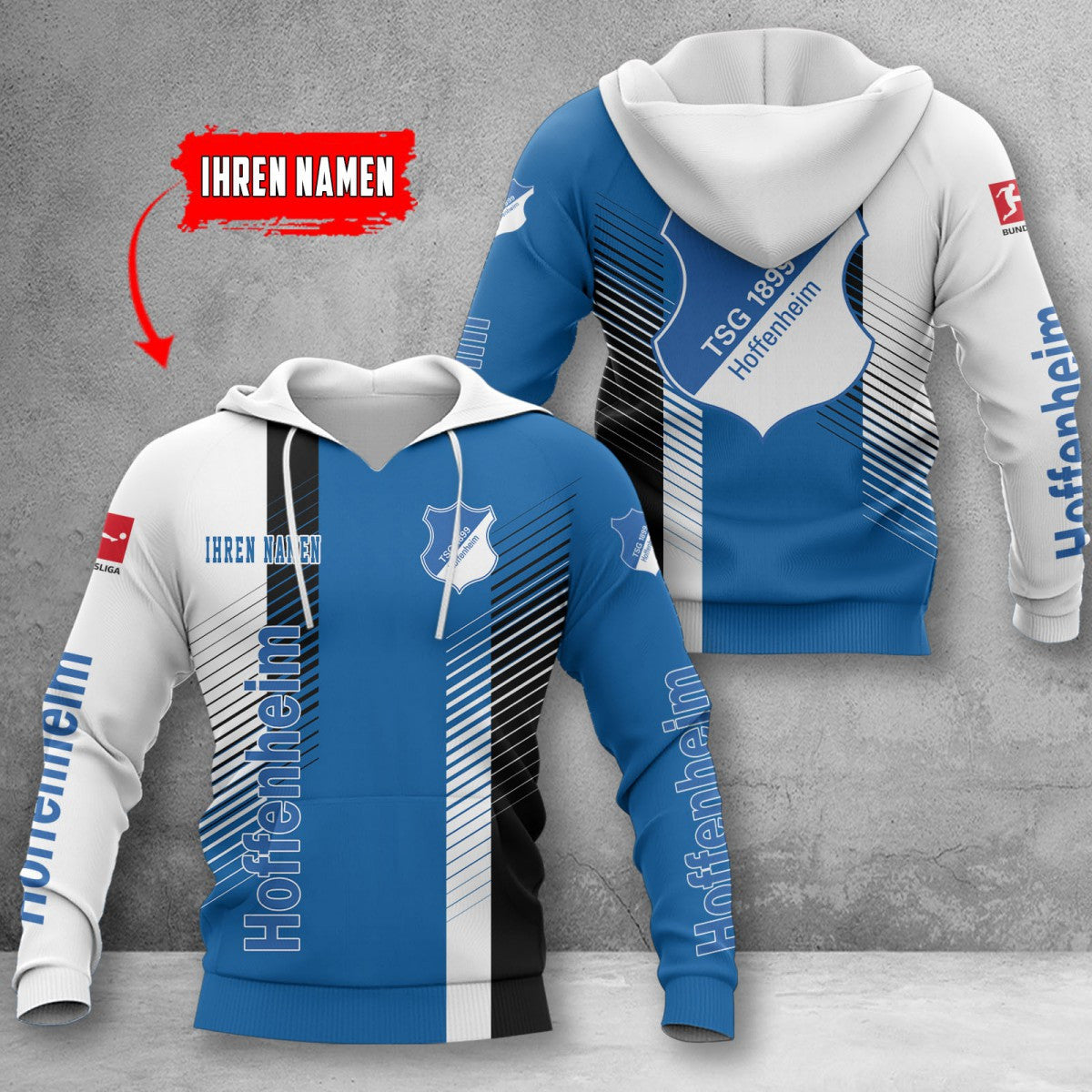 TSG Hoffenheim Hoodie Herren | TSG Kapuzenpullover WINA10730
