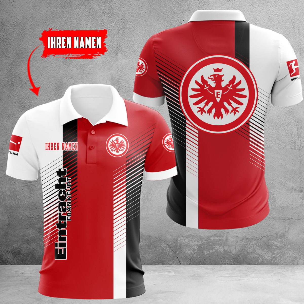 Eintracht Frankfurt Poloshirt | SGE Polohemd WINA10723