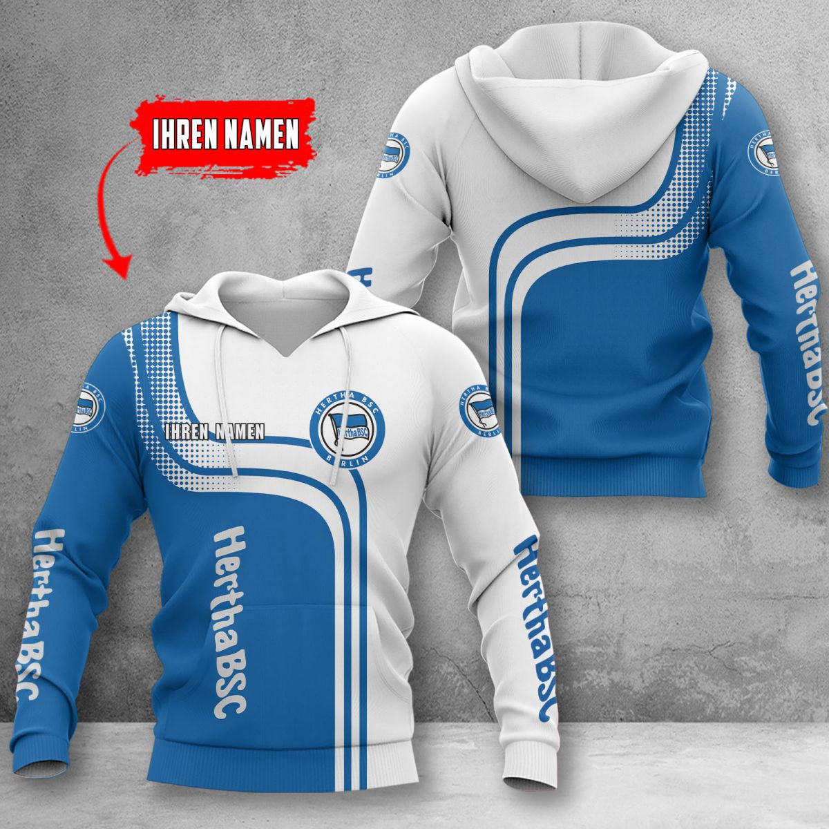 Hertha BSC Hoodie Herren | Hertha Kapuzenpullover WINA60126