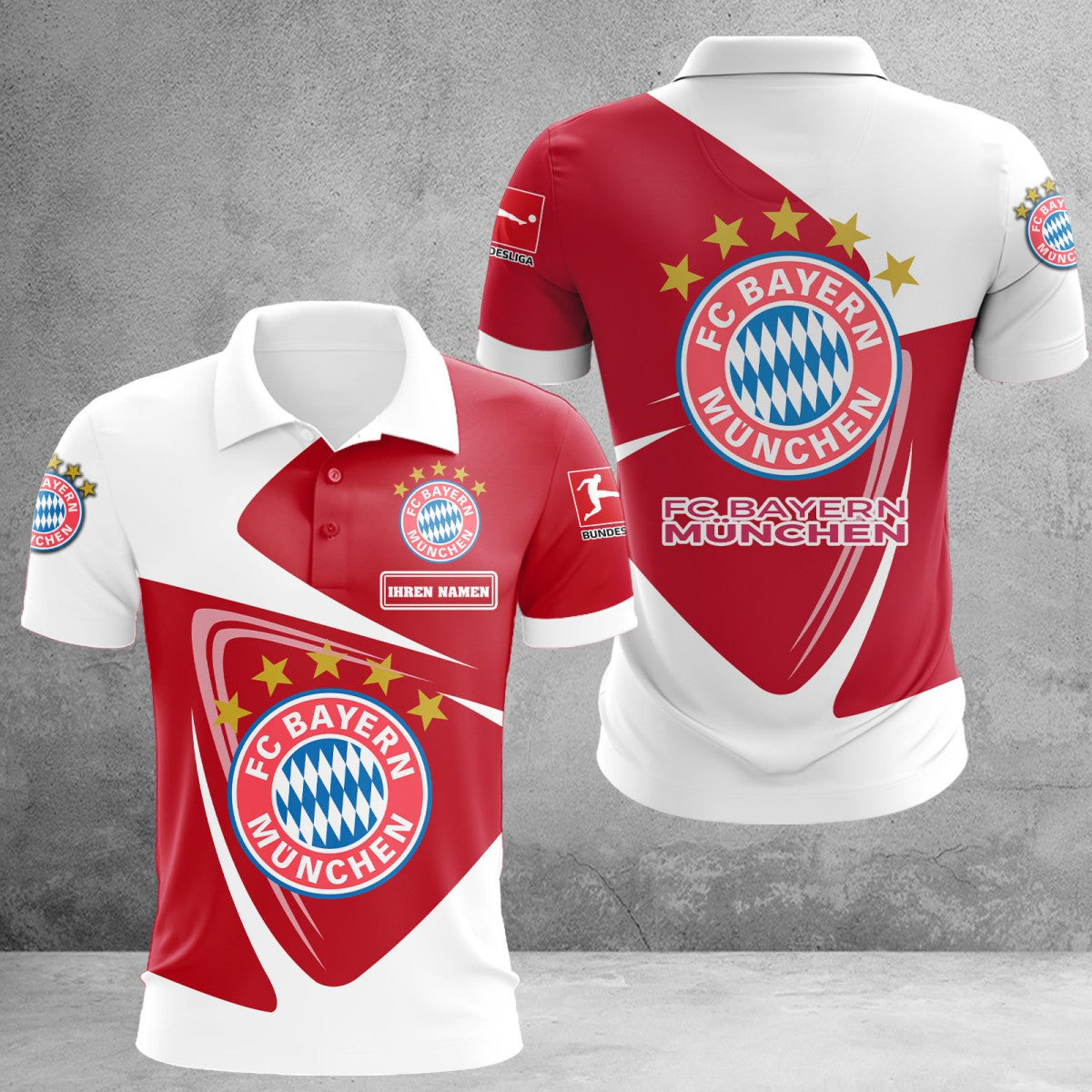 Bayern München Poloshirt | FCB Polohemd WINA17711