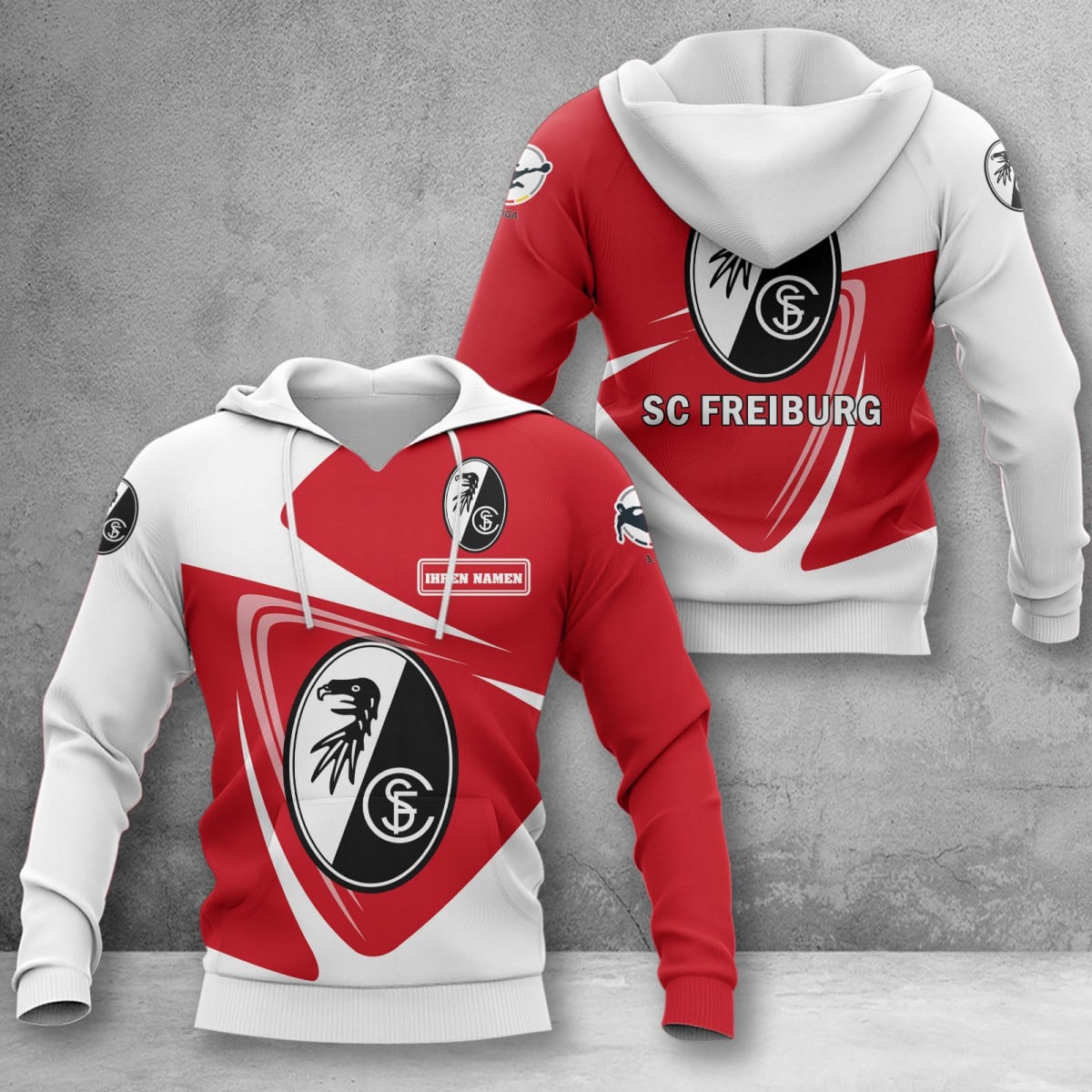 SC Freiburg II Hoodie Herren | SCF II Kapuzenpullover WINA17752