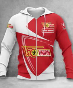 Union Berlin Hoodie Zip Herren | FCU Kapuzenjacke mit Reißverschluss WINA17717