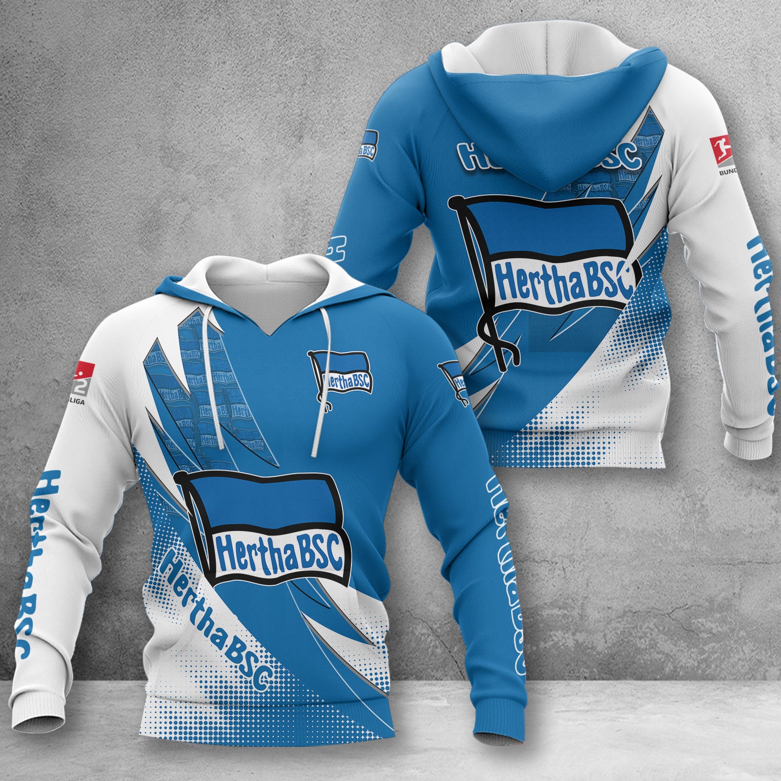 Hertha BSC Hoodie Herren | Hertha Kapuzenpullover WINA23182