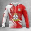 Bayer 04 Leverkusen Hoodie Zip Herren | B04 Kapuzenjacke mit Reißverschluss WINA23156