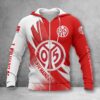 1. FSV Mainz 05 Hoodie Zip Herren | Mainz 05 Kapuzenjacke mit Reißverschluss WINA23155