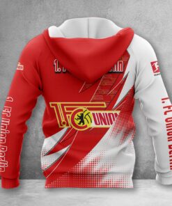Alternative view of Union Berlin Hoodie Zip Herren | FCU Kapuzenjacke mit Reißverschluss WINA23166