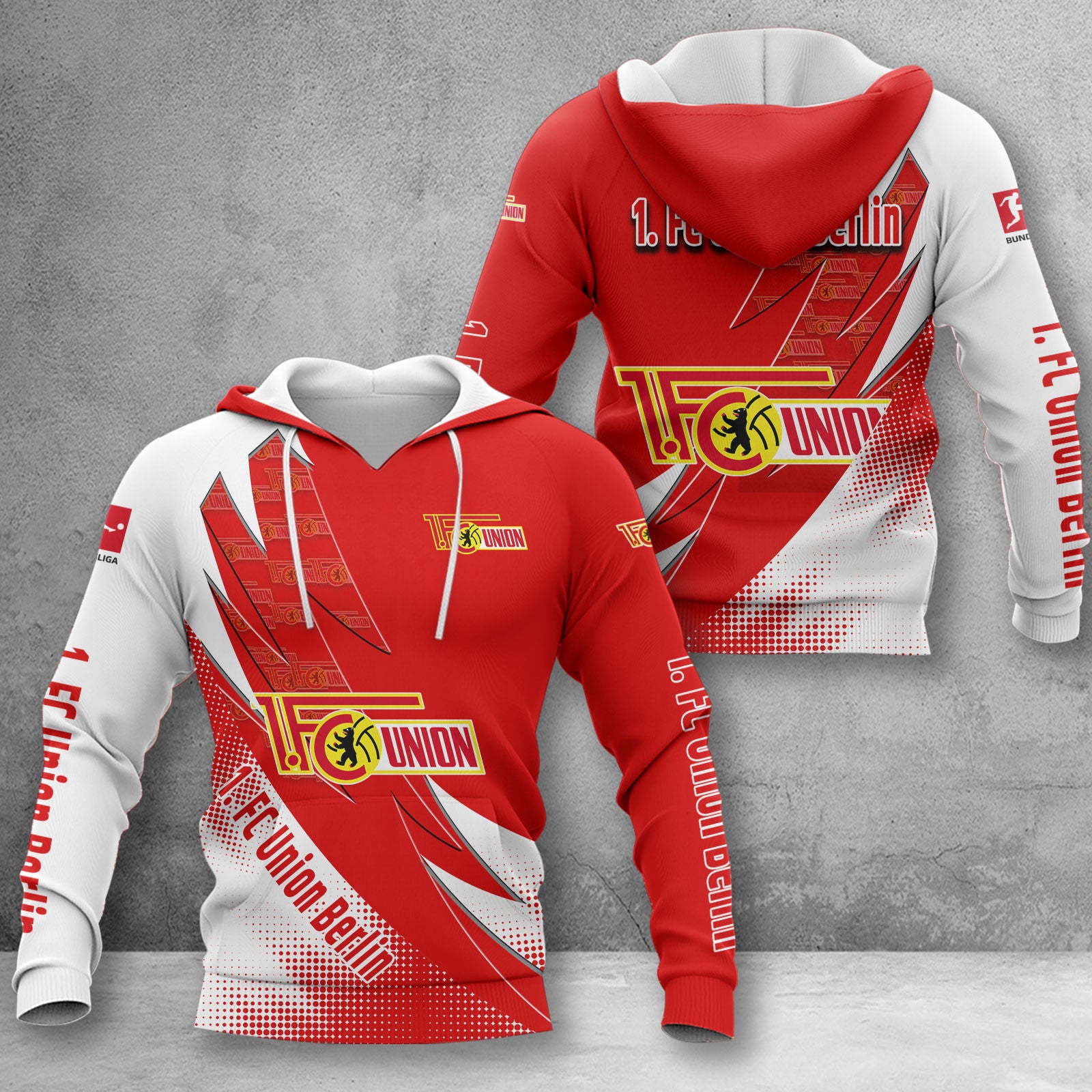 Union Berlin Hoodie Herren | FCU Kapuzenpullover WINA23166