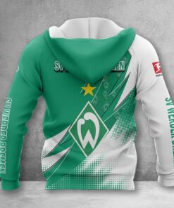 Alternative view of Werder Bremen Hoodie Zip Herren | SVW Kapuzenjacke mit Reißverschluss WINA23170