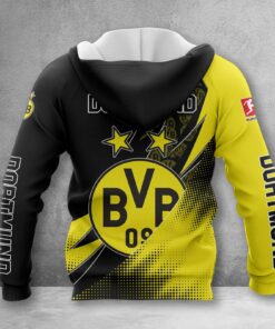 Alternative view of Borussia Dortmund Hoodie Zip Herren | BVB Kapuzenjacke mit Reißverschluss WINA23157