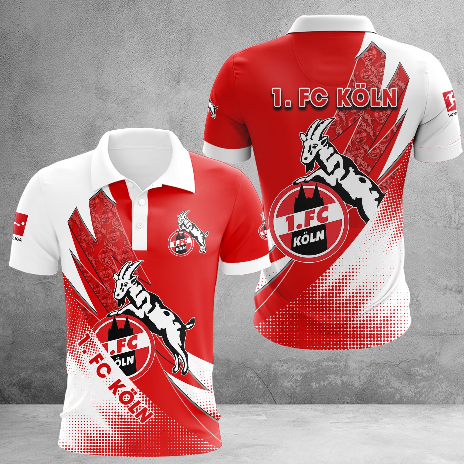1. FC Köln Poloshirt | Effzeh Polohemd WINA23154