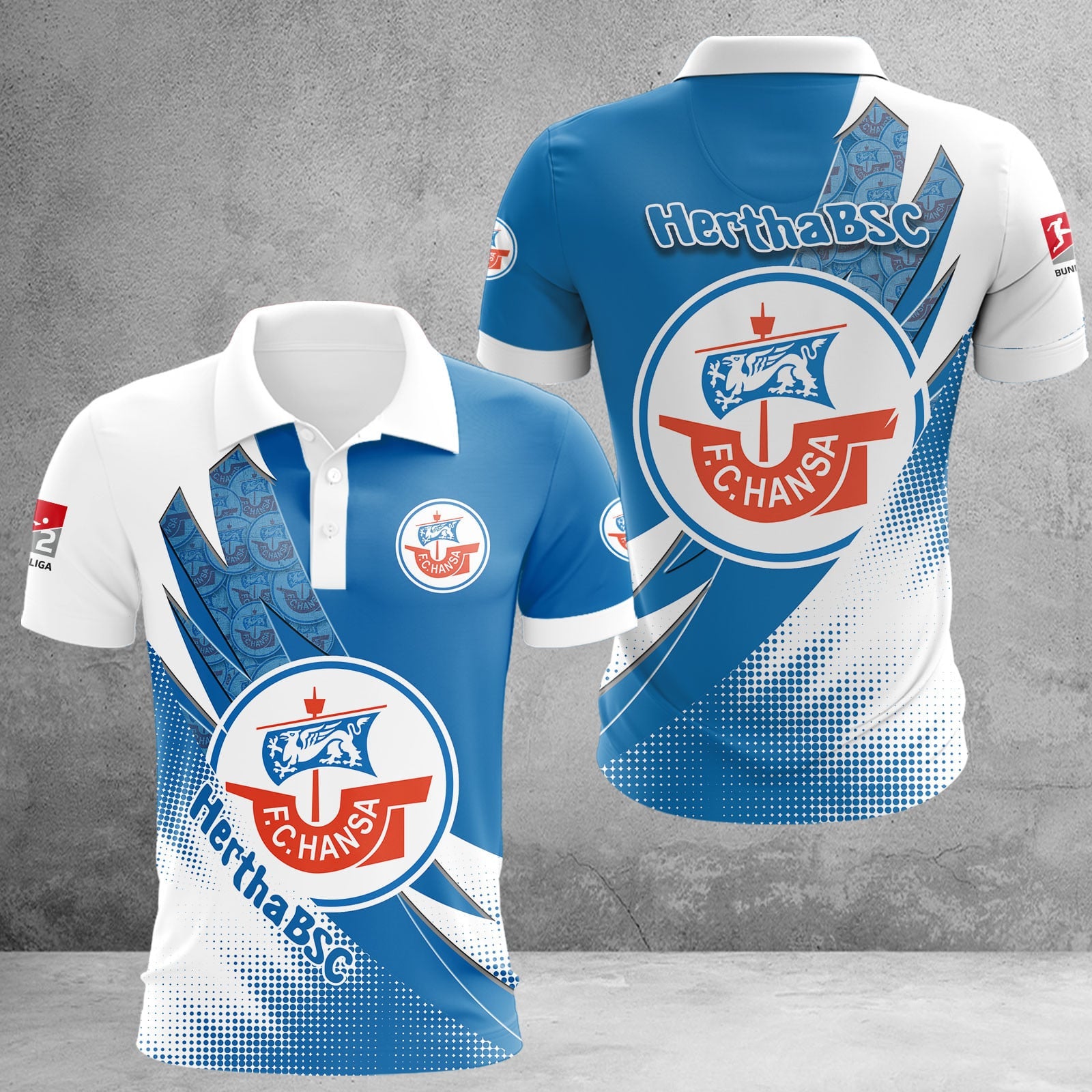 Hertha BSC Poloshirt | Hertha Polohemd WINA23183