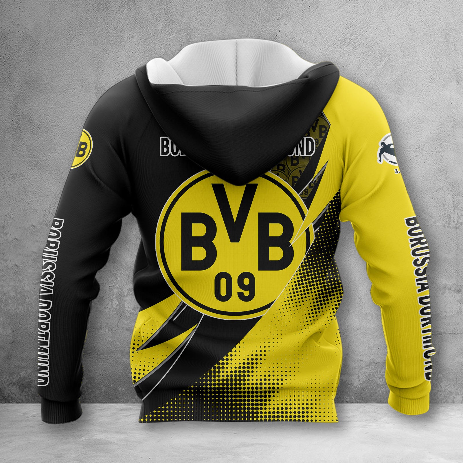 Borussia Dortmund II Hoodie Herren | BVB II Kapuzenpullover WINA23192 – Bild 2