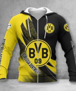Borussia Dortmund II Hoodie Zip Herren | BVB II Kapuzenjacke mit Reißverschluss WINA23192