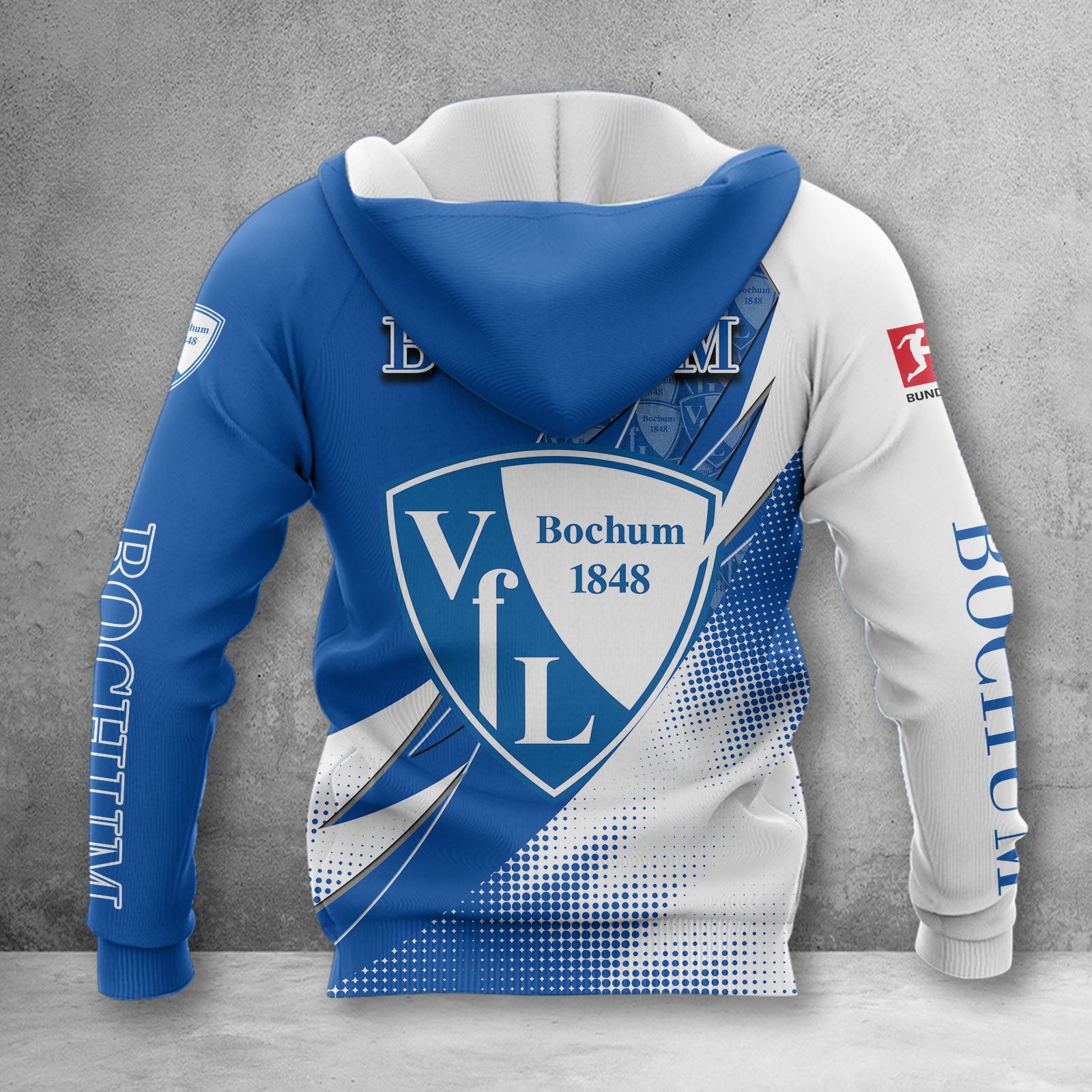 VfL Bochum Hoodie Herren | VfL Kapuzenpullover WINA23168 – Bild 2