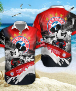 Hawaiihemd Bayern München – Herren Sommerhemd Classic