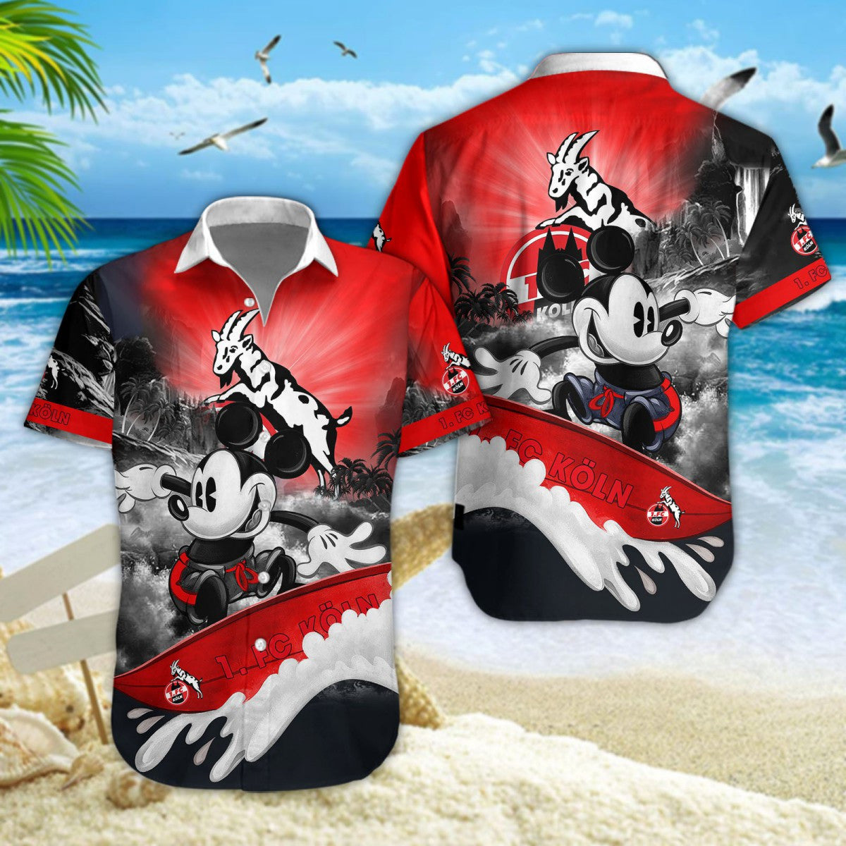Hawaiihemd 1. FC Köln – Herren Sommerhemd Classic
