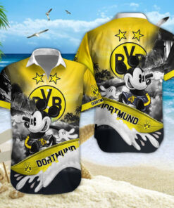 Hawaiihemd Borussia Dortmund – Herren Sommerhemd Classic