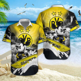 Hawaiihemd Borussia Dortmund – Herren Sommerhemd Classic