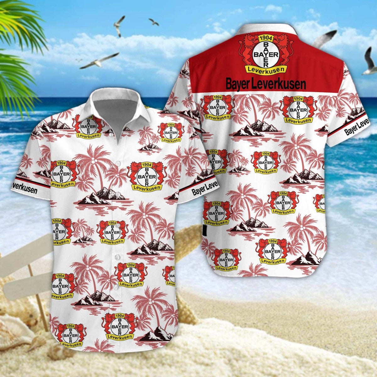 Hawaiihemd Bayer 04 Leverkusen – Herren Sommerhemd Special
