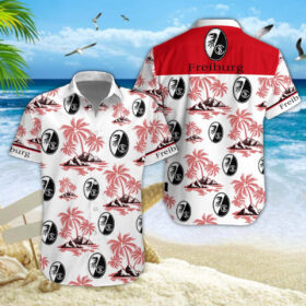 Hawaiihemd SC Freiburg – Herren Sommerhemd Special