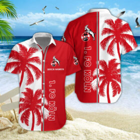 Hawaiihemd 1. FC Köln – Herren Sommerhemd Modern