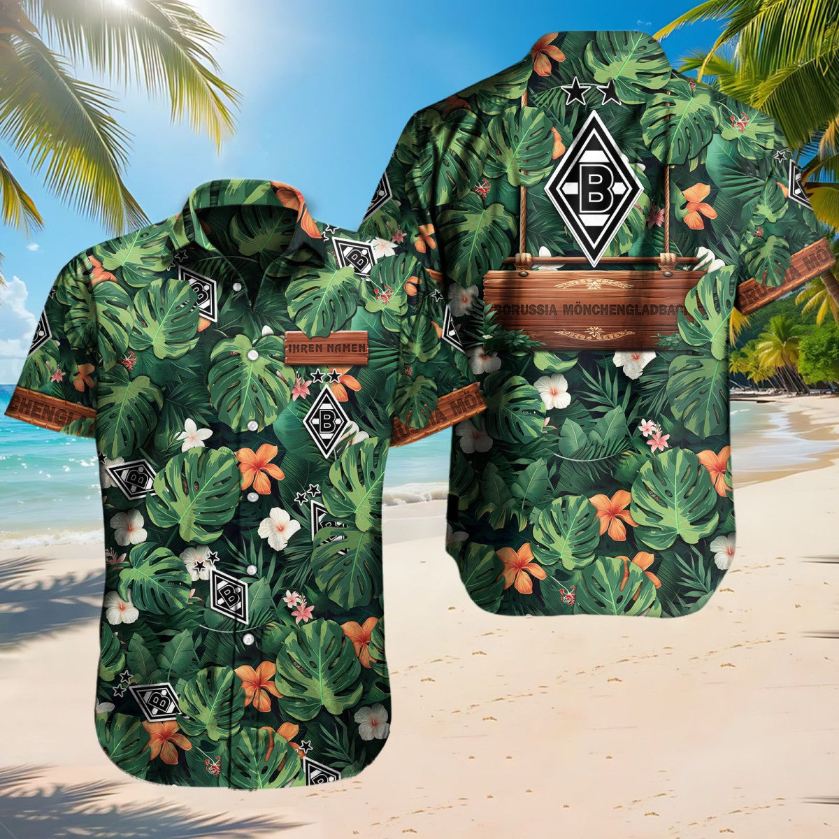 Hawaiihemd Borussia Mönchengladbach
