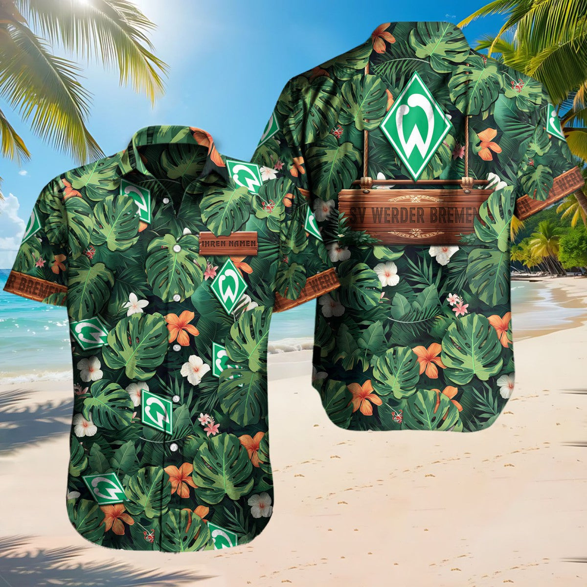 Hawaiihemd Werder Bremen