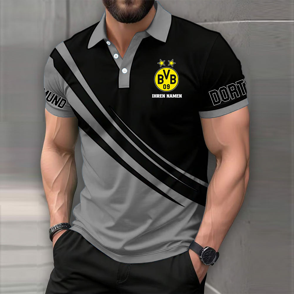 Borussia Dortmund Poloshirt | BVB Polohemd Modern – Bild 4