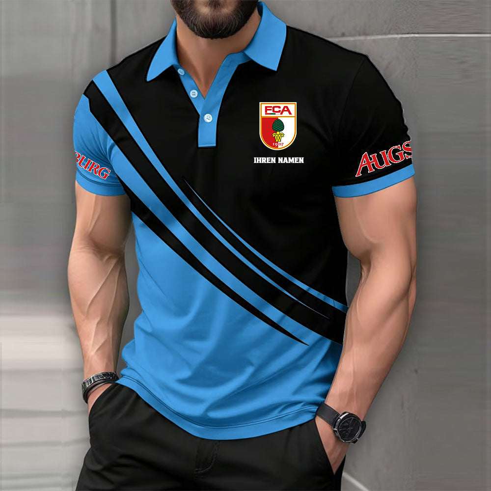 FC Augsburg Poloshirt | FCA Polohemd Modern – Bild 5