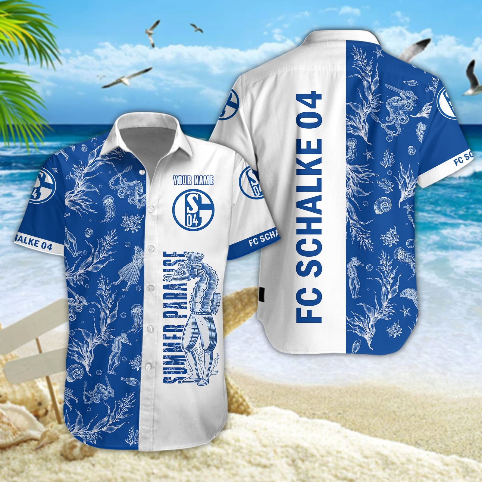 Hawaiihemd Schalke 04 3