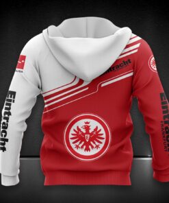 Alternative view of Eintracht Frankfurt Hoodie Zip Herren | SGE Kapuzenjacke mit Reißverschluss DDQQA80217