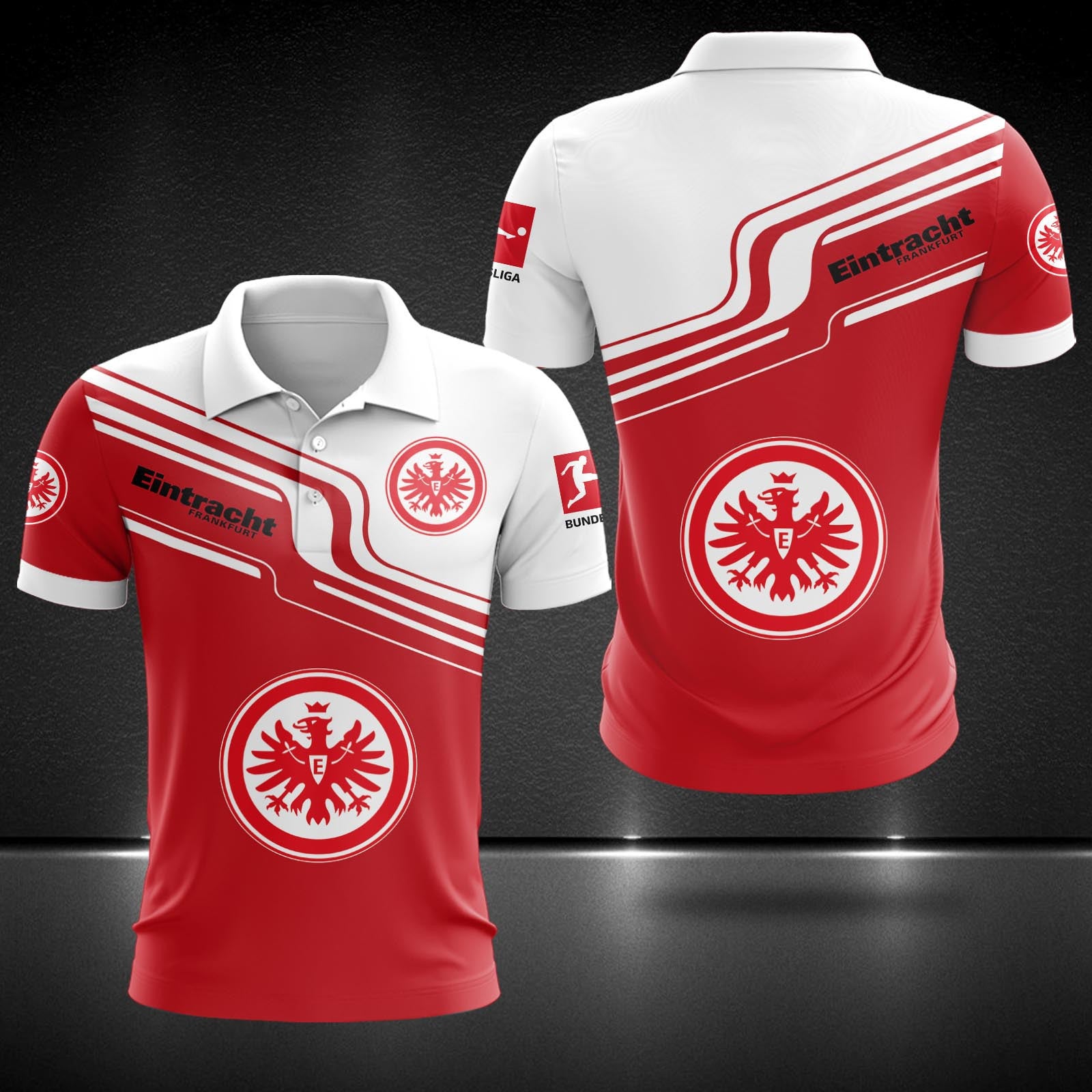 Eintracht Frankfurt Poloshirt | SGE Polohemd DDQQA80217
