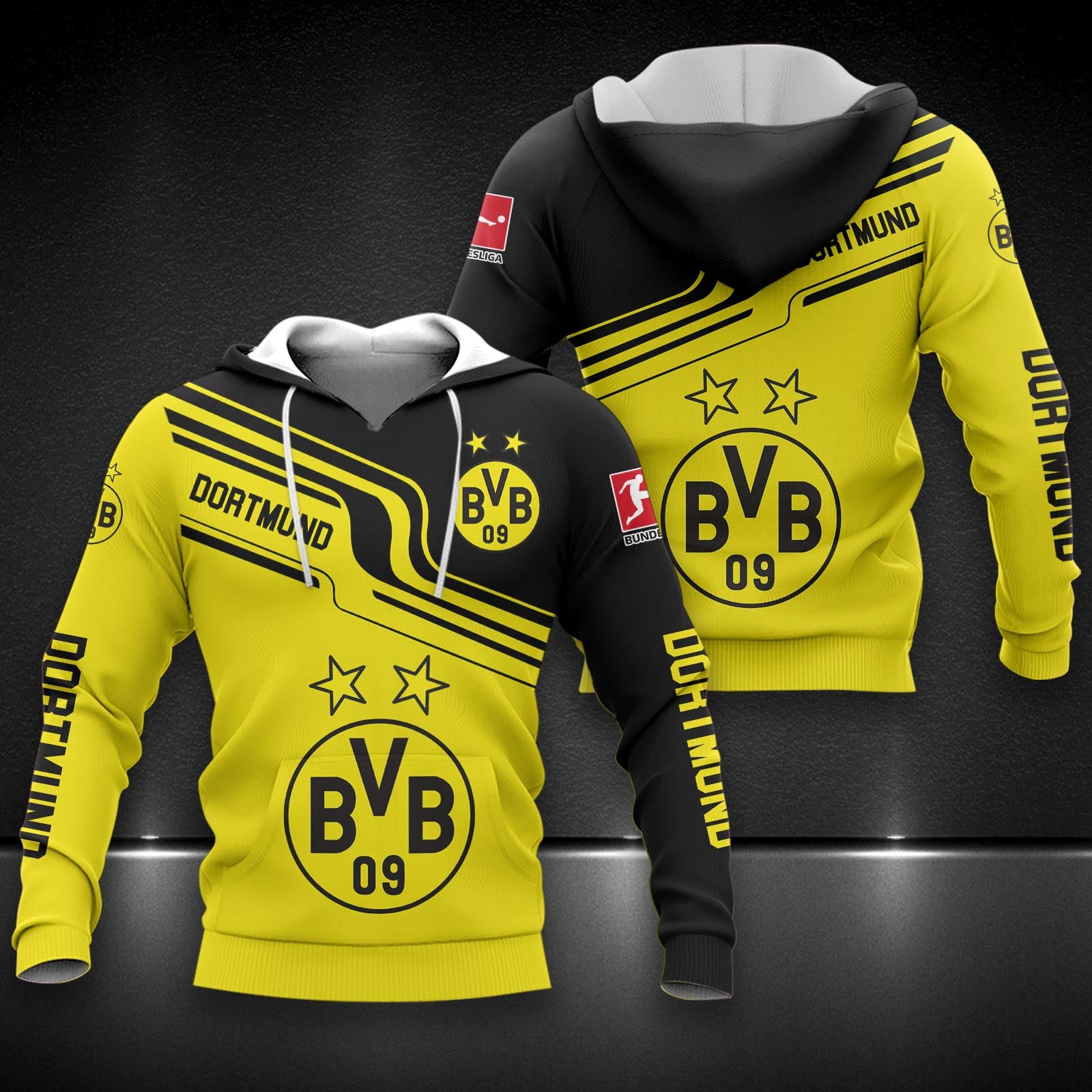 Borussia Dortmund Hoodie Herren | BVB Kapuzenpullover DDQQA80215
