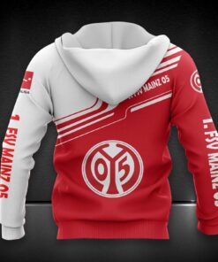 Alternative view of 1. FSV Mainz 05 Hoodie Zip Herren | Mainz 05 Kapuzenjacke mit Reißverschluss DDQQA80213