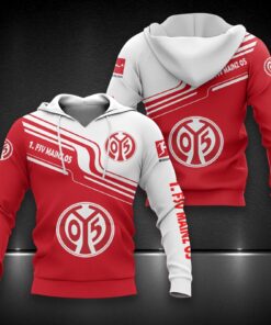 1. FSV Mainz 05 Hoodie Herren | Mainz 05 Kapuzenpullover DDQQA80213