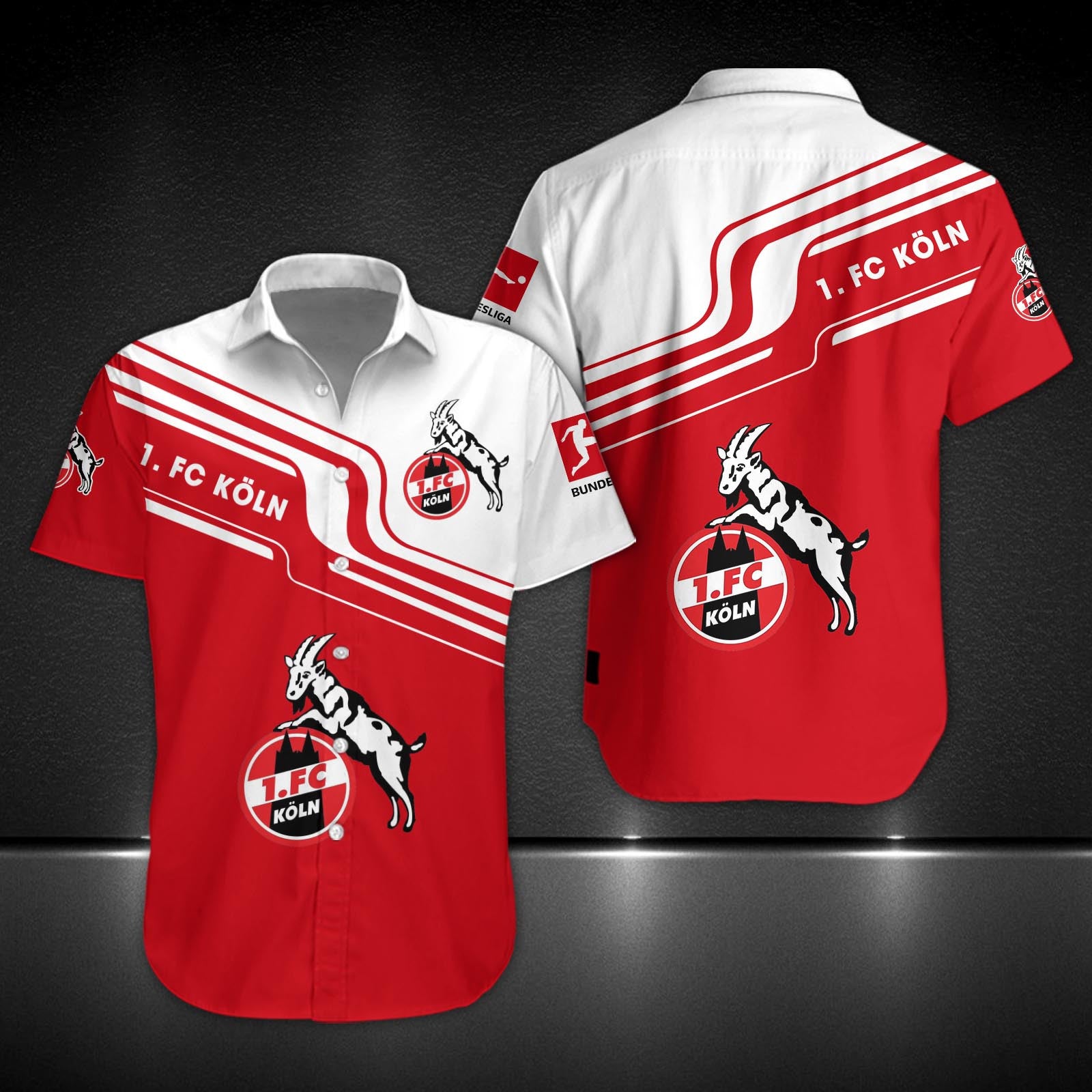 1. FC Köln Hawaii Shirt | Effzeh Hawaiihemd DDQQA80212