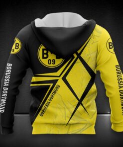 Alternative view of Borussia Dortmund II Hoodie Zip Herren | BVB II Kapuzenjacke mit Reißverschluss DDQQA90250
